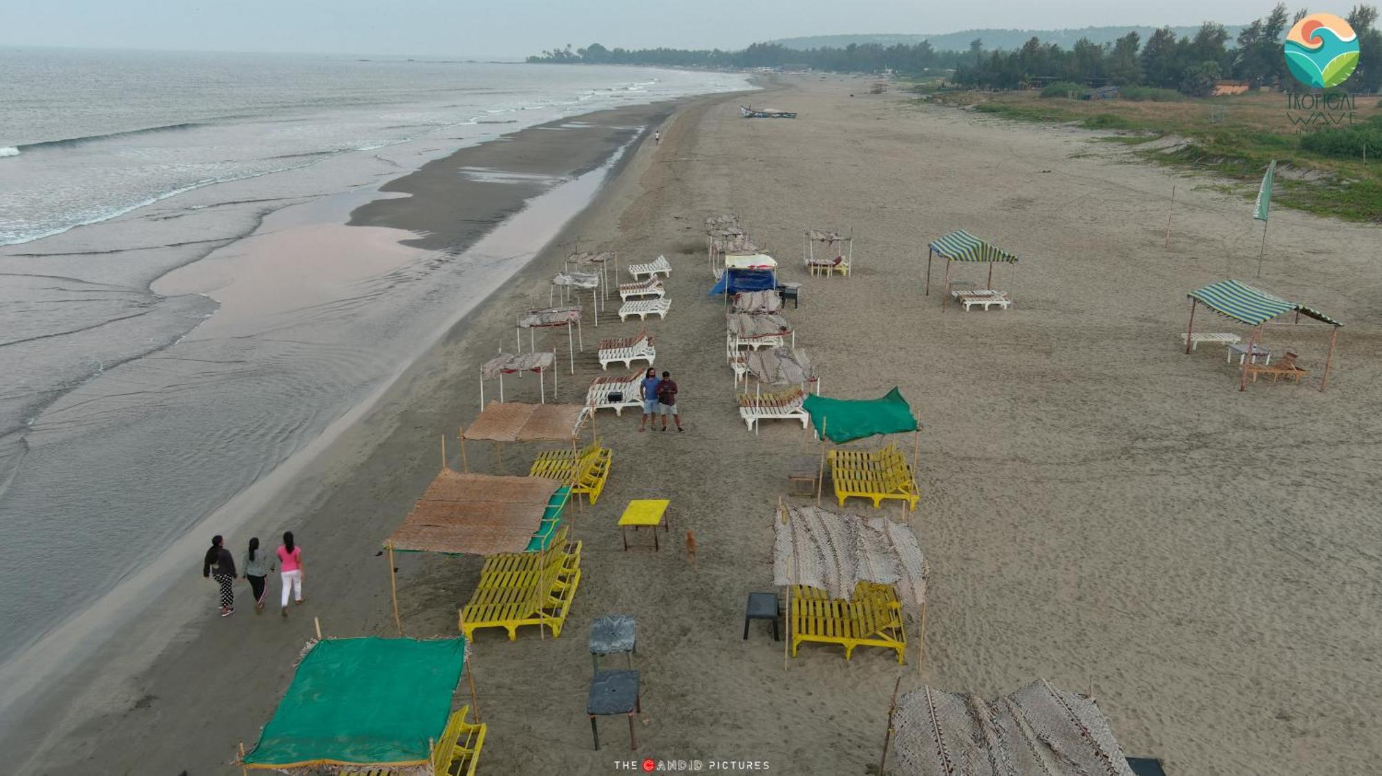 Tropical Wave Hostel Morjim Goa Kültér fotó